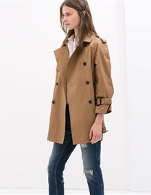 Trench coat curto